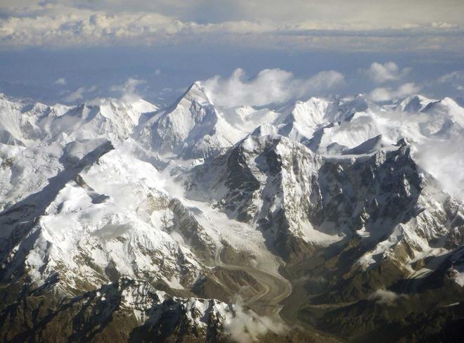 Las montañas Tian, en la frontera entre China y Kirguistán