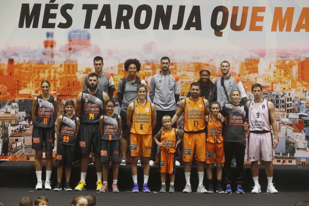 Acto de presentación de las camisetas del Valencia Basket