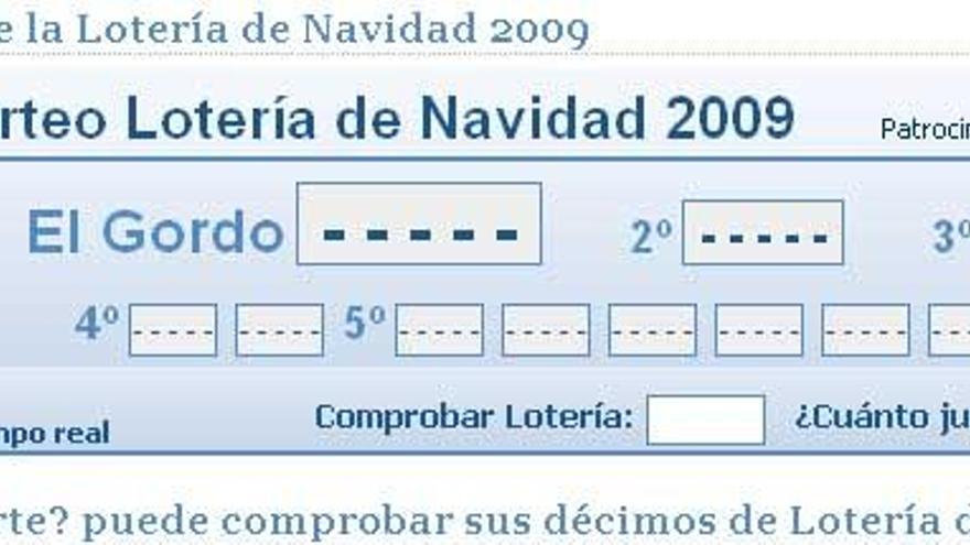 ¿Has tenido suerte? Puedes comprobar sus décimos de Lotería de Navidad 2009