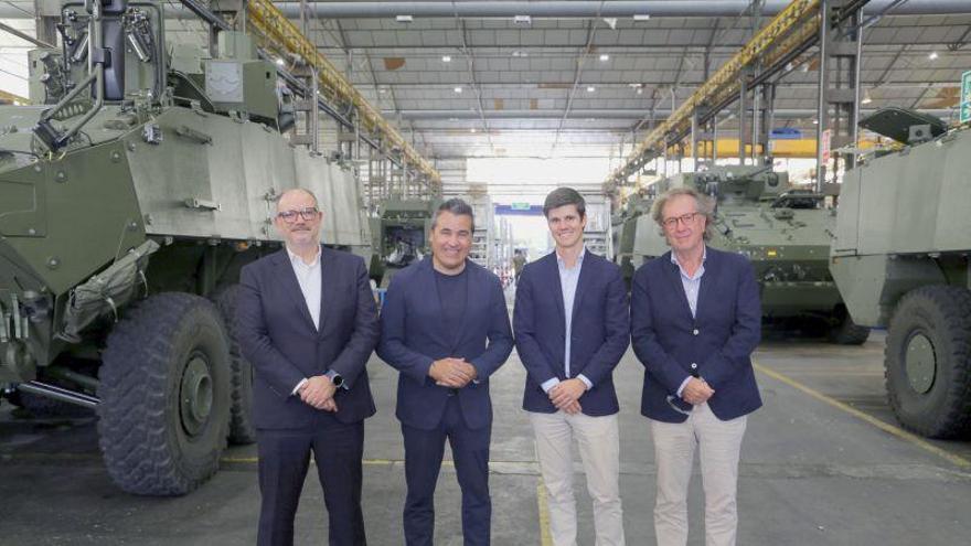Los socios del consorcio Tess Defence aparcan sus diferencias para agilizar la entrega de los blindados 8x8 que se fabrican en Trubia