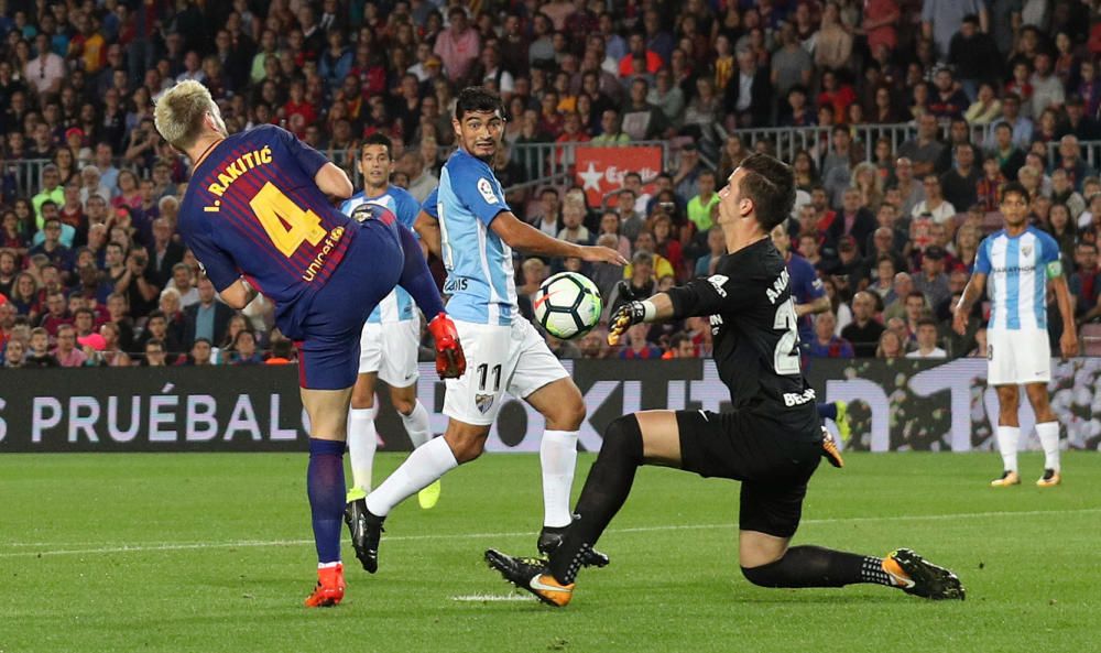 Las imágenes del partido Barcelona - Málaga