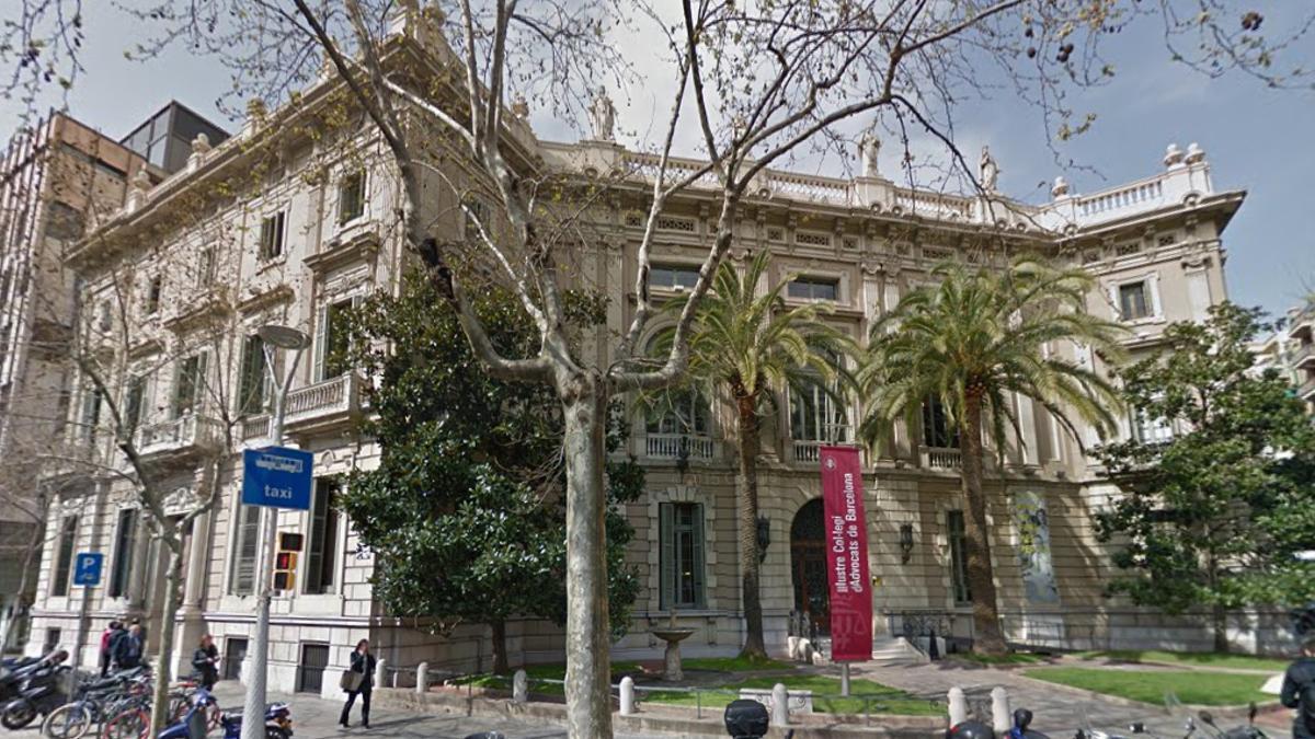 FACHADA DEL COL.LEGI ADVOCATS COLEGIO ABOGADOS DE BARCELONA C. MALLORCA, 281