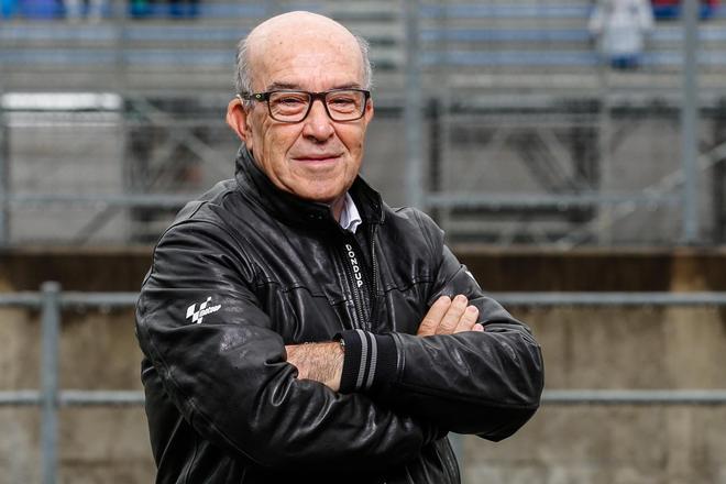 Carmelo Ezpeleta, CEO de MotoGP y antiguo director del Jarama, dará el banderazo final al GP de Madrid de F-1