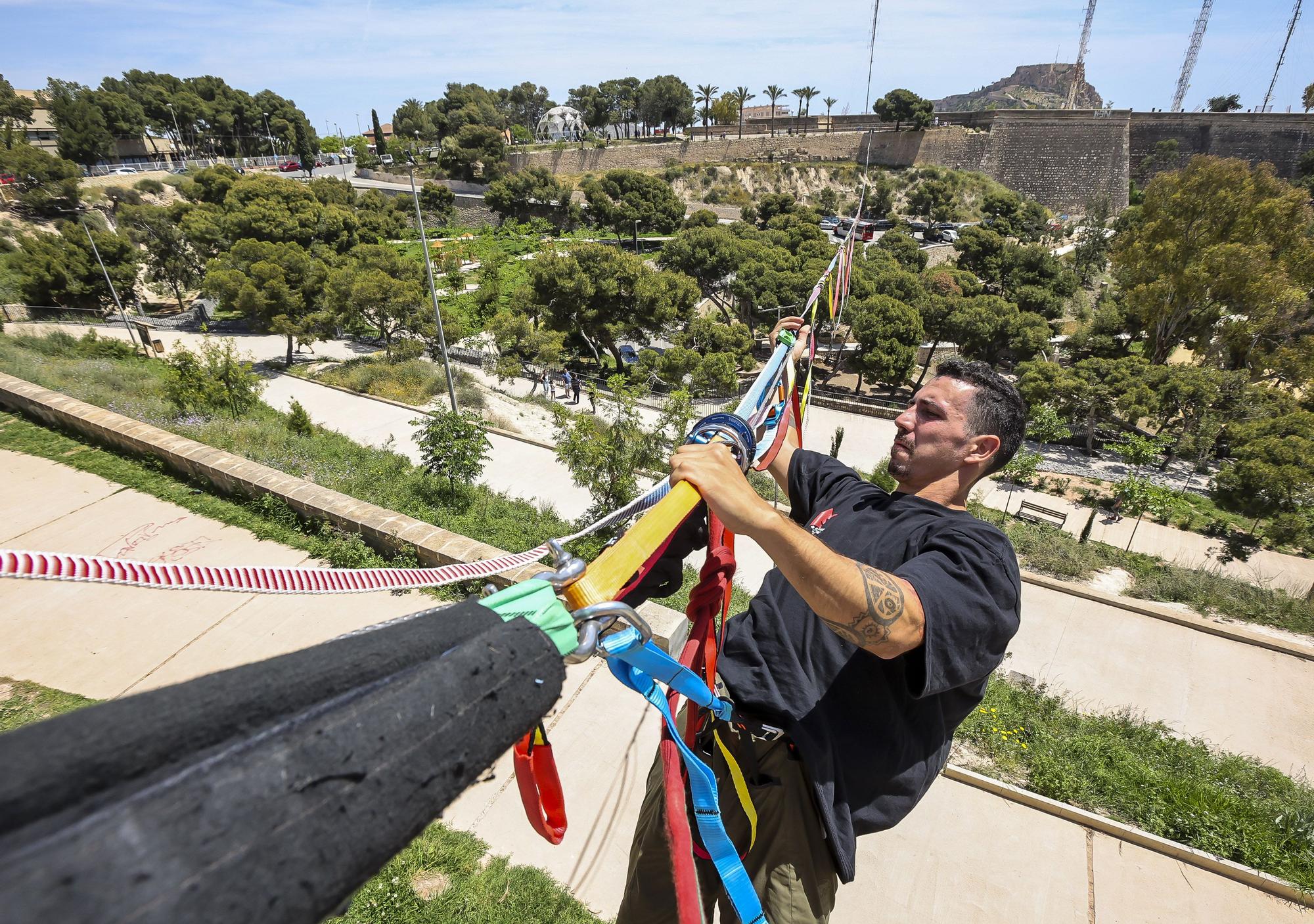 Highline en el Monte Tossal