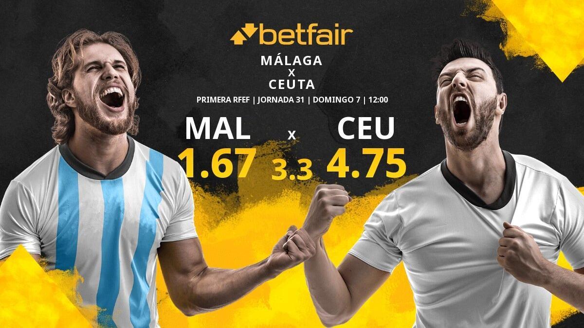 Málaga vs. Ceuta: horario, TV, estadísticas, clasificación y pronósticos