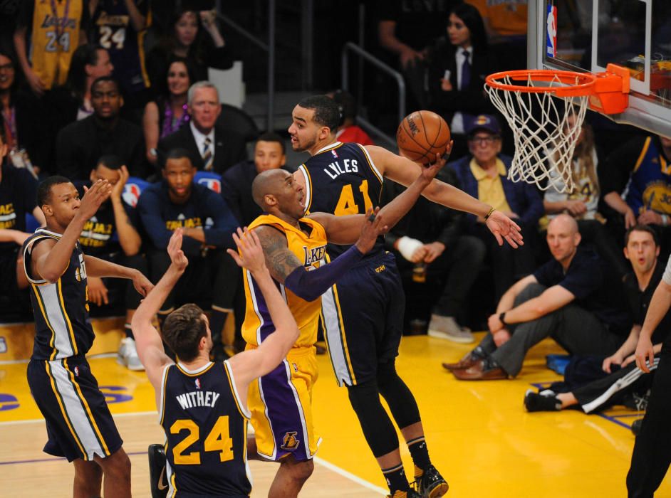 Bryant jugó su último partido en la NBA ante Utah anotando 60 puntos.