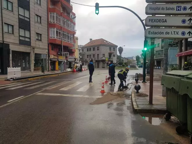 Nueva rotura del abastecimiento en Vilagarcía