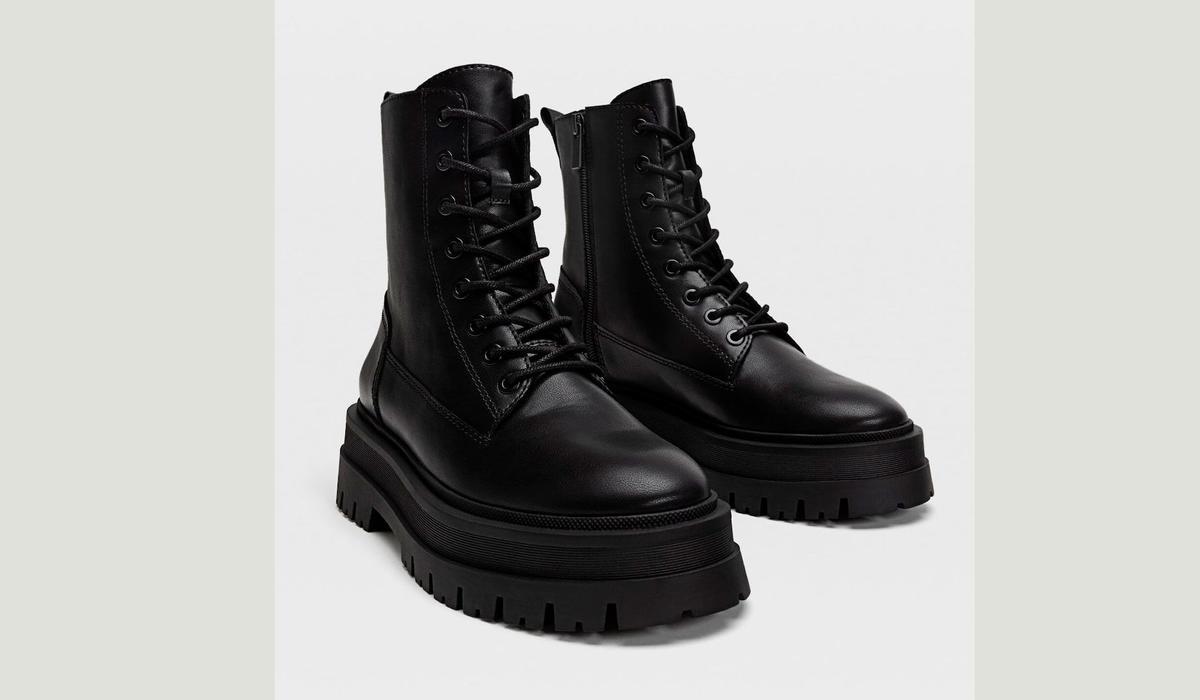 Las botas de Zara, Bershka y Stradivarius estilo militar que vas a comprar  en rebajas - Woman