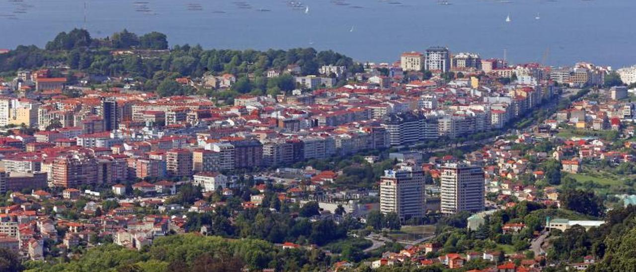 Vista general de la ciudad de Vigo