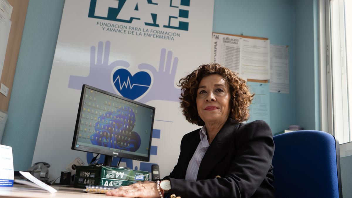 Francisca González, secretaria de SAE, sindicato de TCAE.