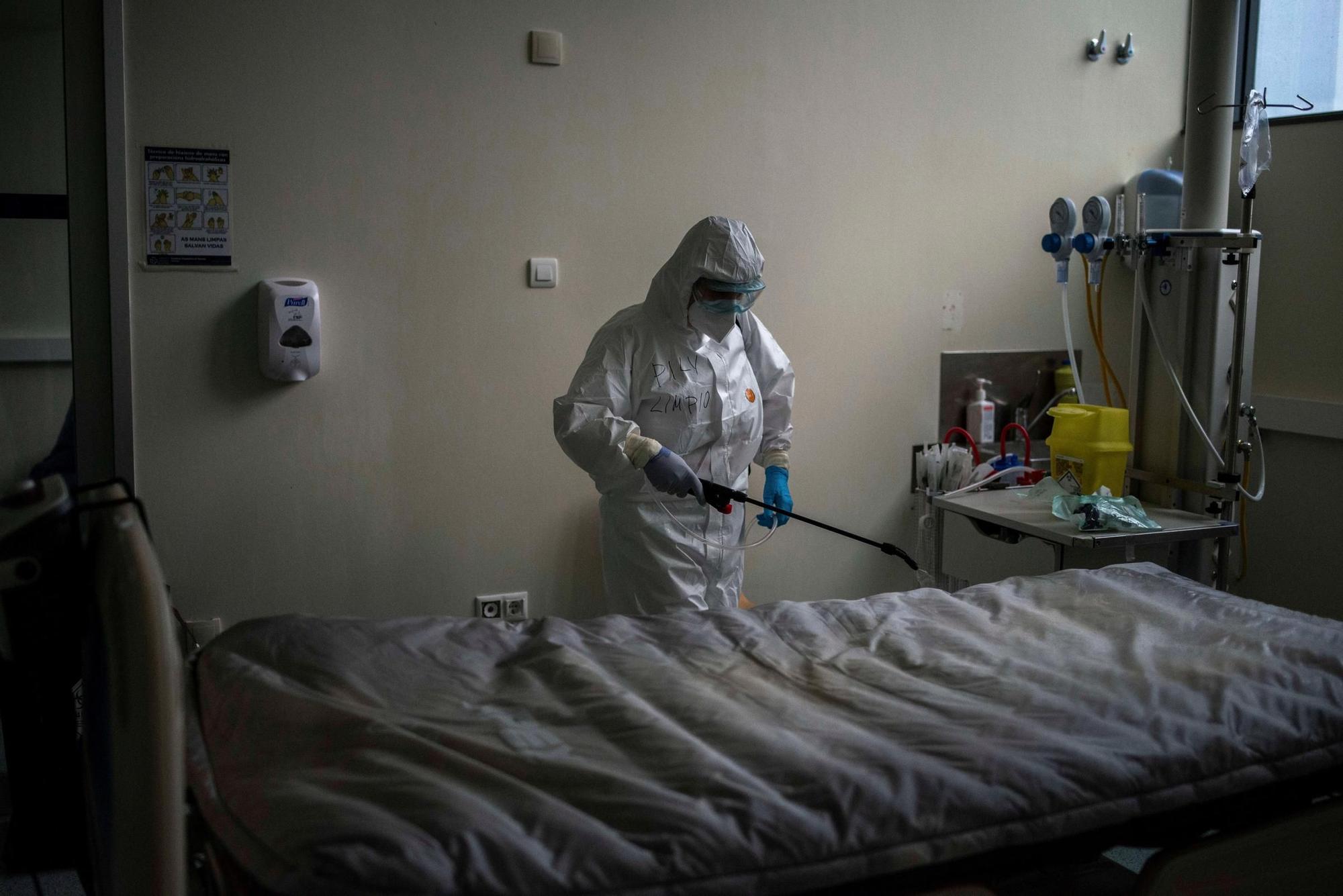 En el interior de una uci del hospital de Ourense