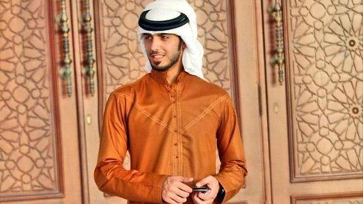 Omar Borkan Al Gala en una de las fotografías de su Facebook