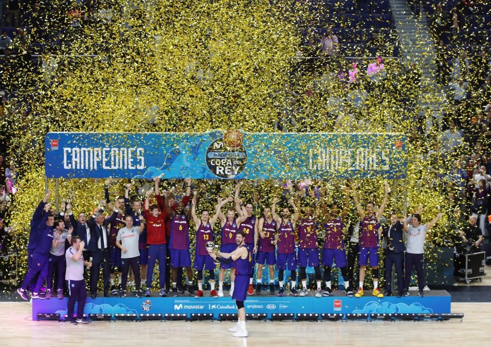 El Barça es proclama campió de la copa del rei