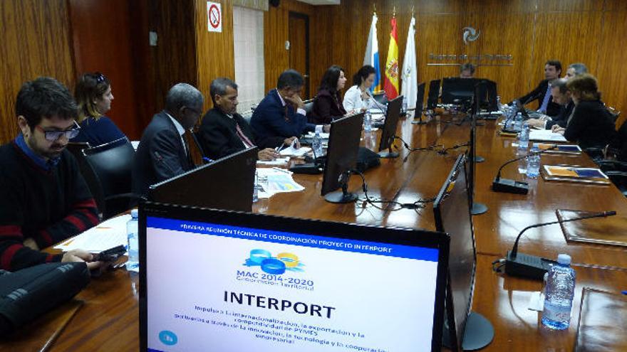 Asistentes a la primera reunión del proyecto Interport.