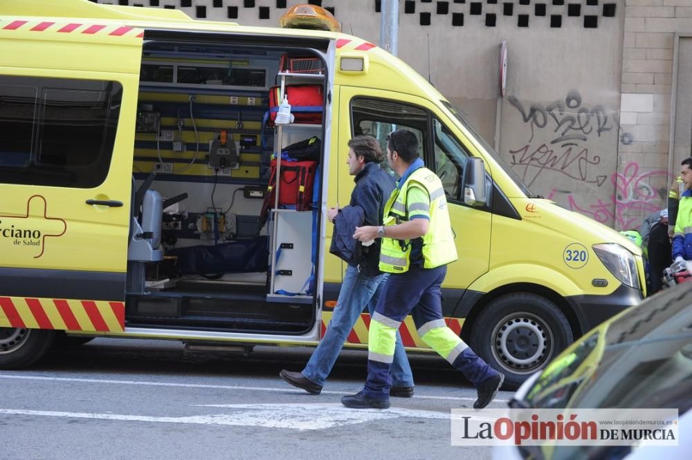 Incendio en un piso en San Andrés