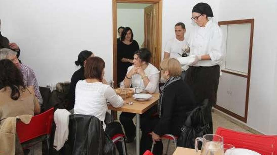 Comedor de Cáritas en Ourense. // FdV