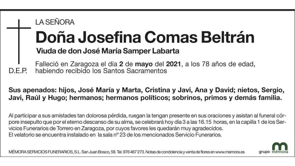 Josefina Comas Beltrán