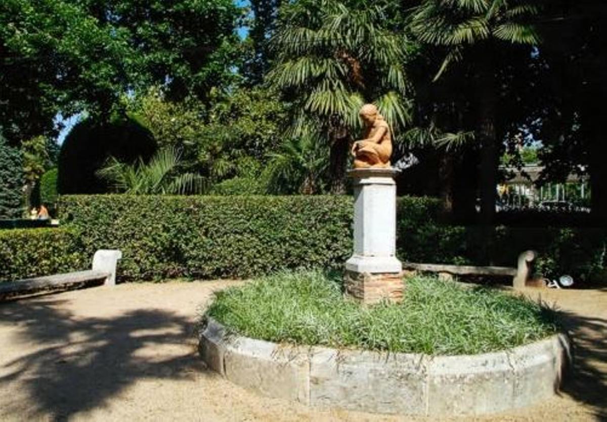 L'obra escultòrica que ha desaparegut dels jardins de la Devesa de Girona.