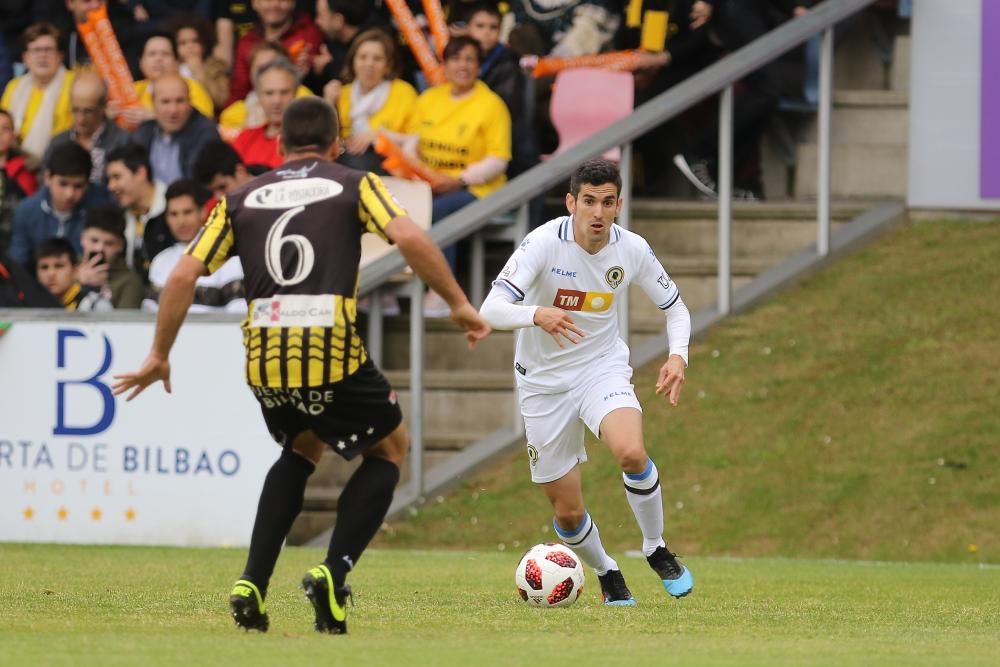 Un gol de Benja da un empate de oro al Hércules en Barakaldo