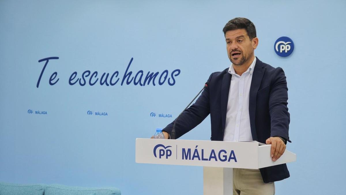 Archivo - El coordinador general de los 'populares'  malagueños, Cristobal Ortega.