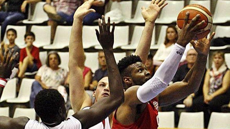 Antonio Hester, entremig de Dordevic i Bol ahir a Fontajau.