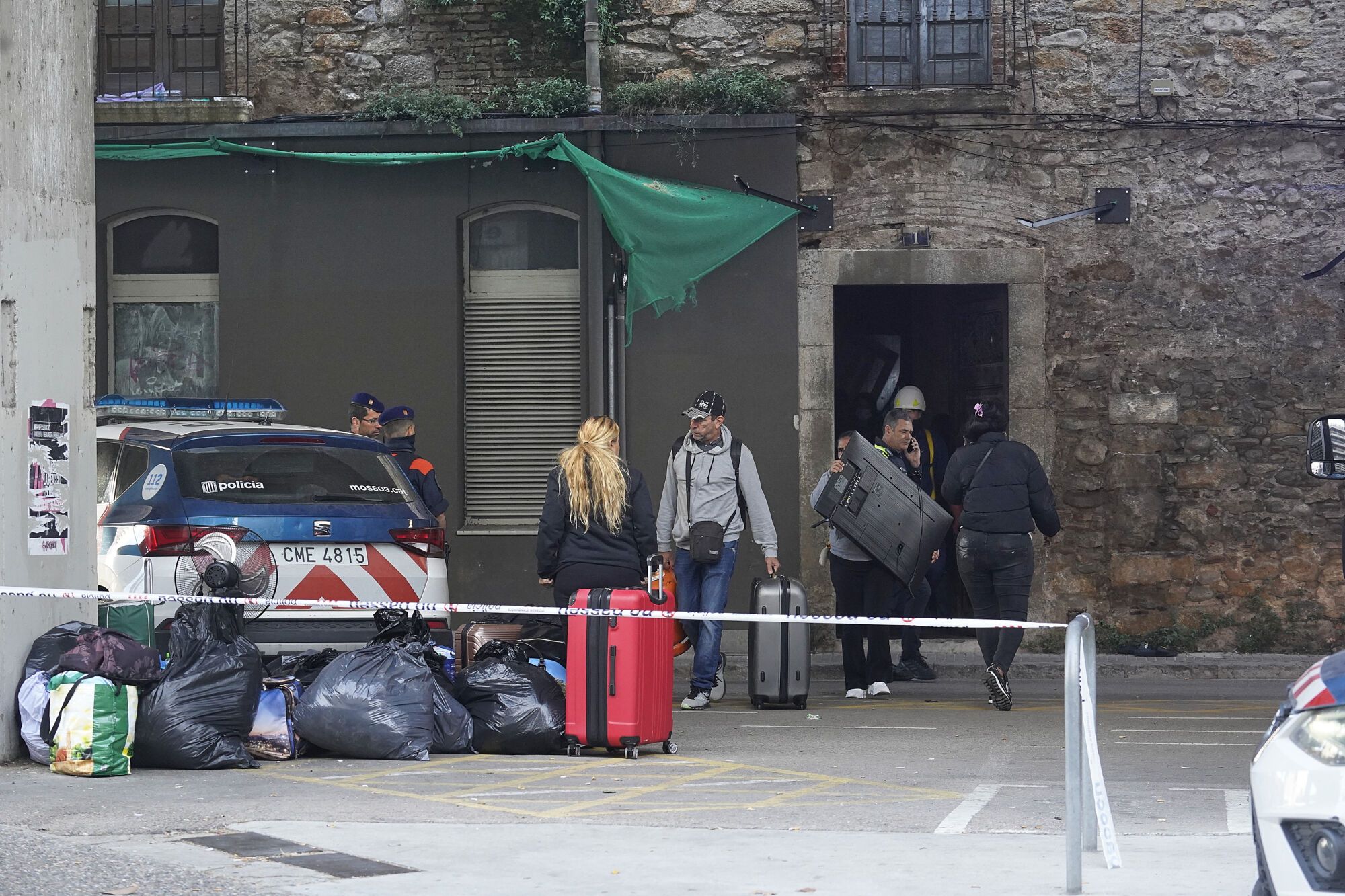 Girona carrer Tomàs Mieres desallotjament edifici ocupat