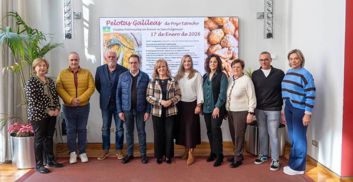 Acto de presentación de las Pelotas Galileas de Pozo Estrecho 2026