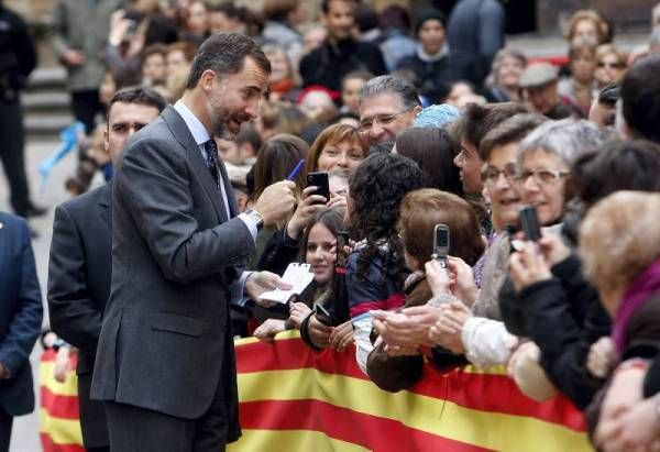 Fotogalería: Los Príncipes de Asturias, en Alcañiz y Caspe.