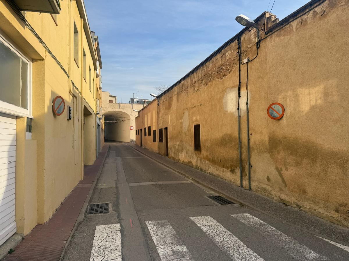 Una imatge del carrer del Pont de Cassà de la Selva