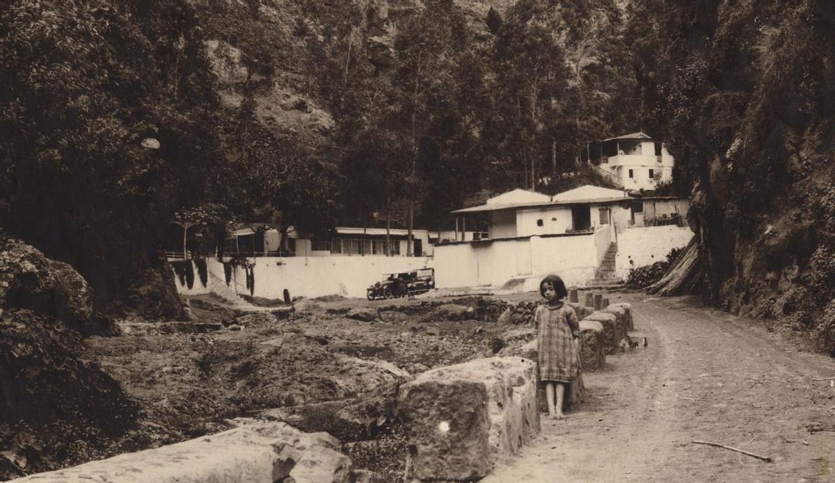 El balneario de Azuaje en 1930.