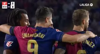 El 3-0 del FC Barcelona en el FC Barcelona 5 - 1 Sevilla FC de la jornada 10 de LaLiga EA Sports