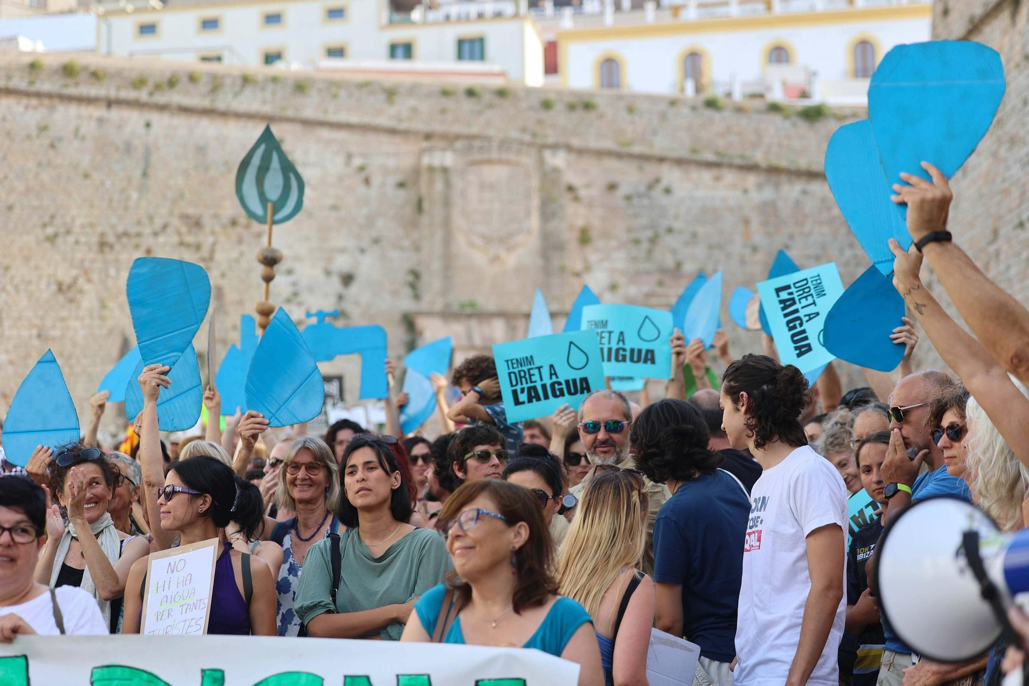 Manifestación contra la masificación turística en Ibiza
