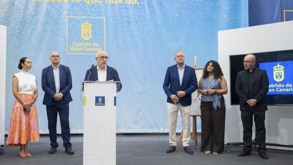 Guacimara Medina, Anselmo Pestana, Antonio Morales, José Agustín Arencibia, Angharad Quintana y Jorge Martín de la Coba.