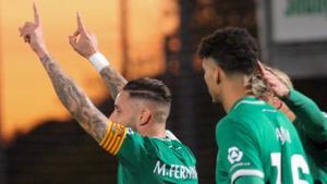 Marc Fernández, estrella de los verdes