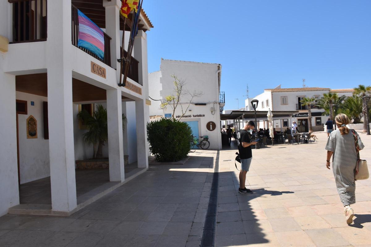 Sede del Consell de Formentera, en la plaza de la Constitución de Sant Francesc.