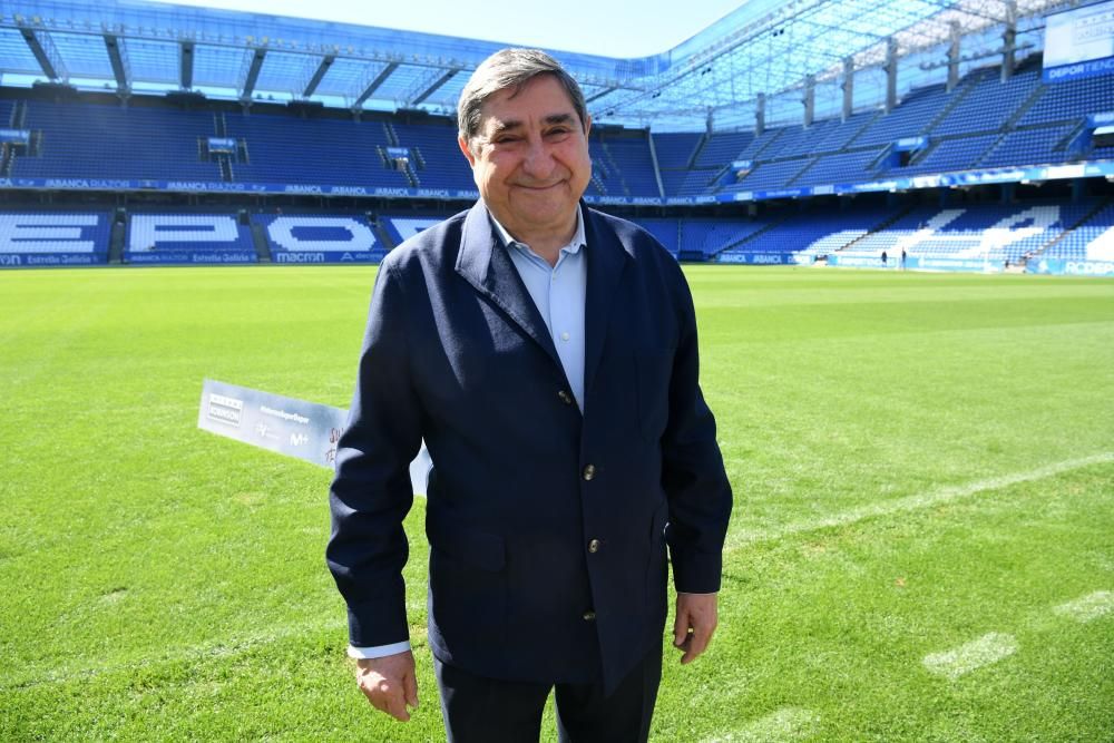 El presidente del Deportivo, Tino Fernández, y el expresidente Augusto César Lendoiro, entre los invitados al preestreno del reportaje 'Informe Robinson: Superdépor, te quiero igual'.