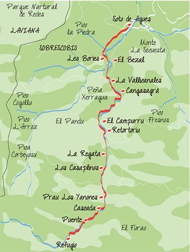 Mapa de la ruta