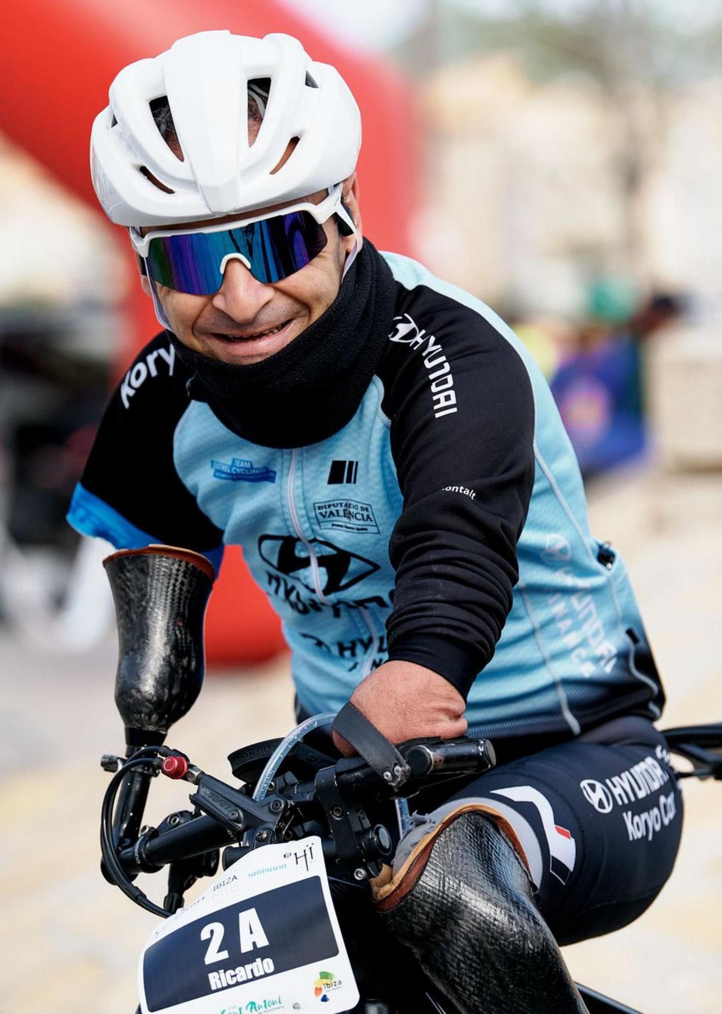  El paralímpico Ricardo Ten, sonriente en la Vuelta