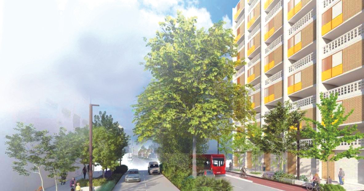 Diseño 'Arrels' para la eliminación del túnel en la avenida Pérez Galdós