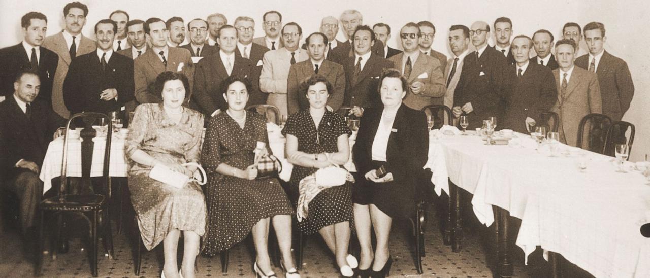 Acto fundacional da Editorial Galaxia  (25-VII-1950).