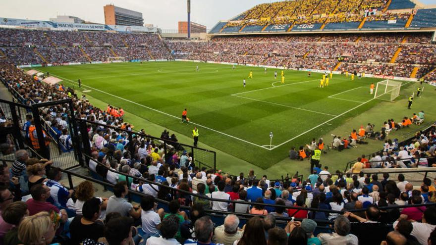 Aspecto del Rico Pérez en la eliminatoria por el ascenso ante el Cádiz el 26 de junio de 2016