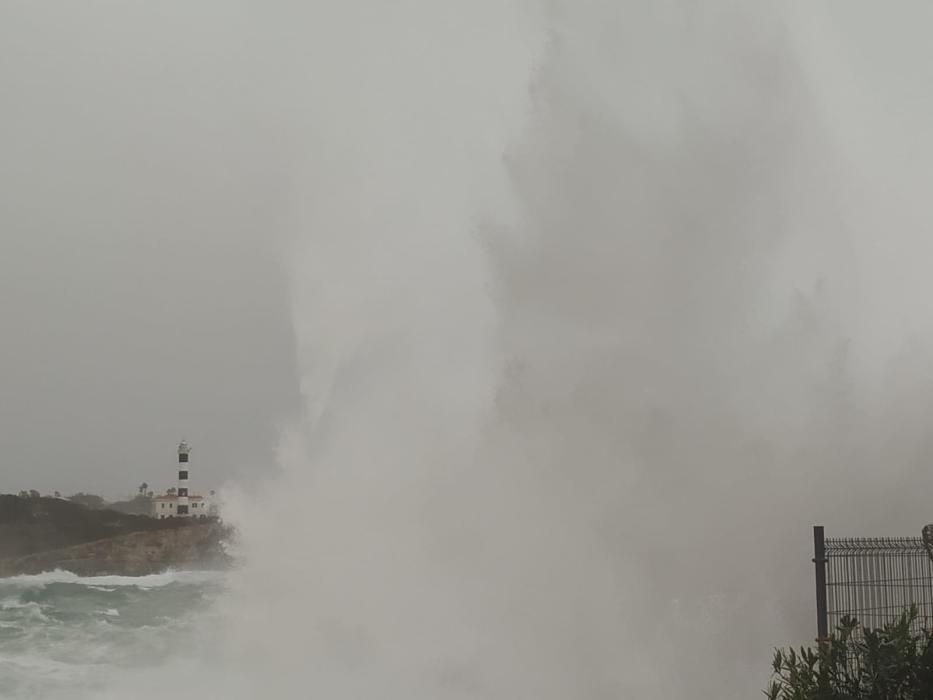 El temporal golpea el Llevant de Mallorca