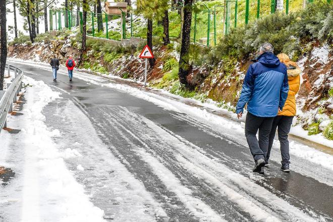 Nieve en Gran Canaria (16/02/23)