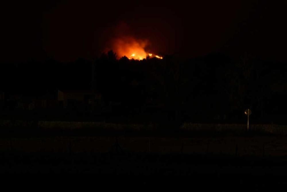 Feuer bei Pollença