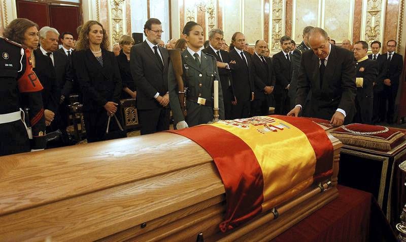 Capilla ardiente de Adolfo Suárez