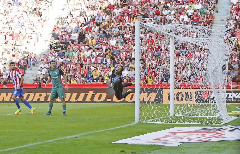 Partido entre el Sporting y el Athletic Club (2-1)