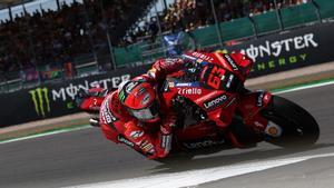 Pecco Bagnaia, durante el GP de Silverstone