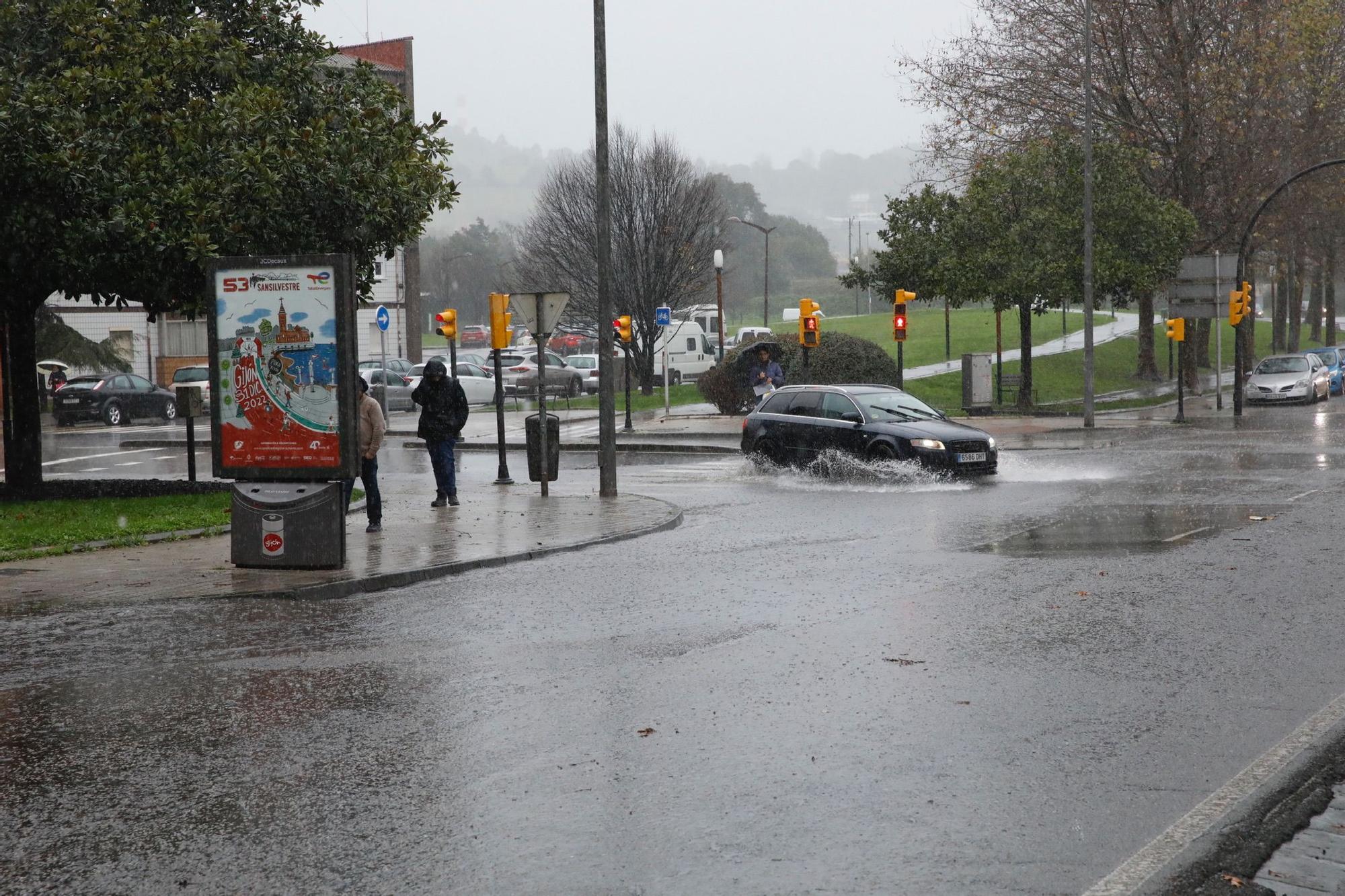 Temporal en Gijón