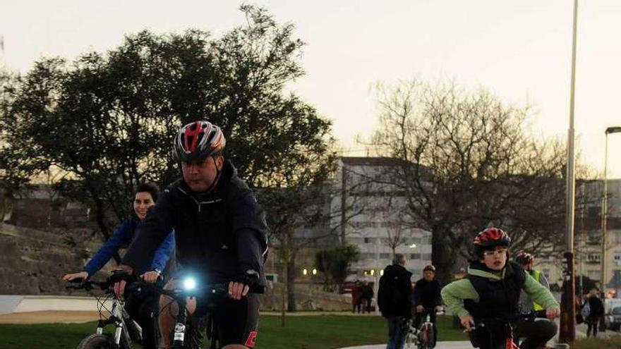 Carril bici de acceso a la zona de A Xunqueira. // Gustavo Santos