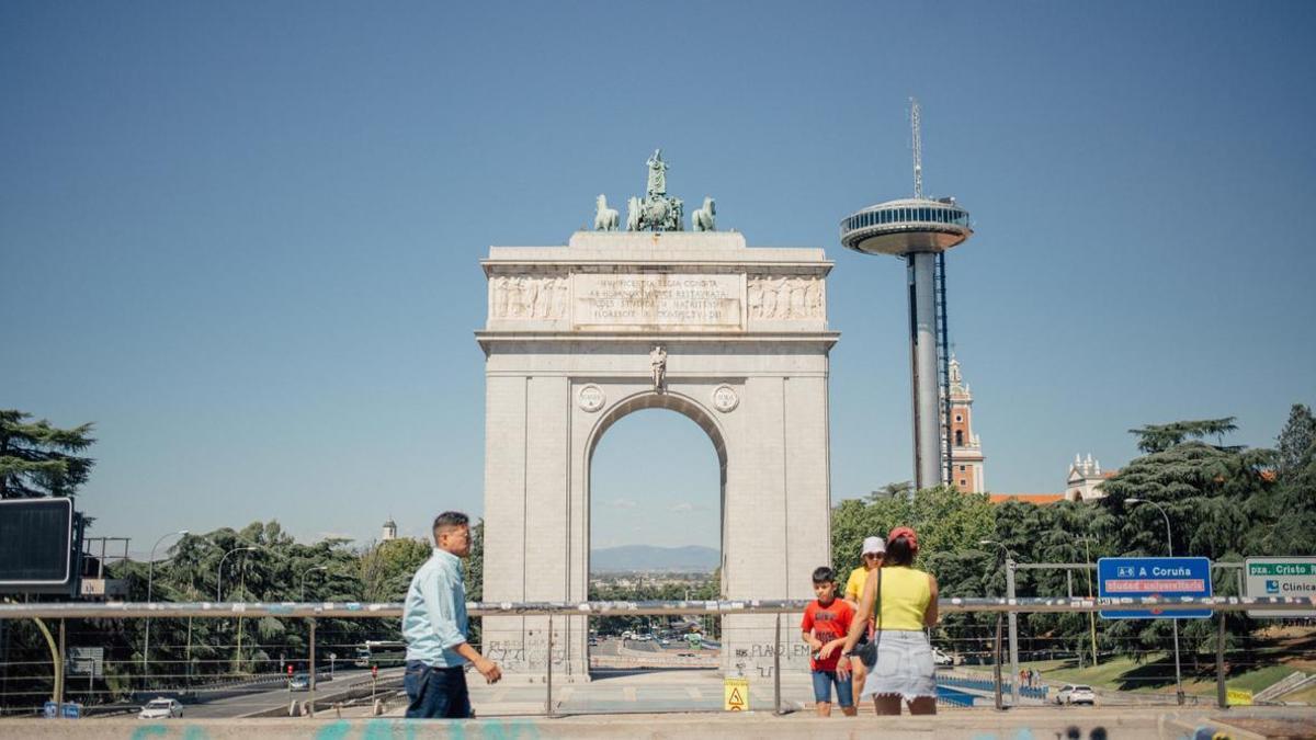 Arco de la Victoria, en Madrid.